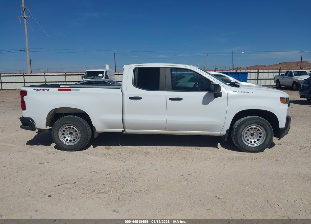 2021 CHEVROLET SILVERADO 1500 4WD  STANDARD BED WT VIN: 1GCRYAEFXMZ218676