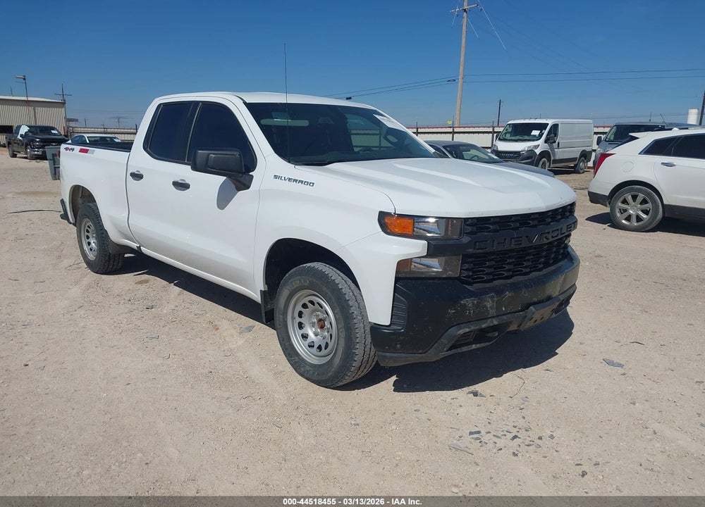 2021 CHEVROLET SILVERADO 1500 4WD  STANDARD BED WT VIN: 1GCRYAEFXMZ218676
