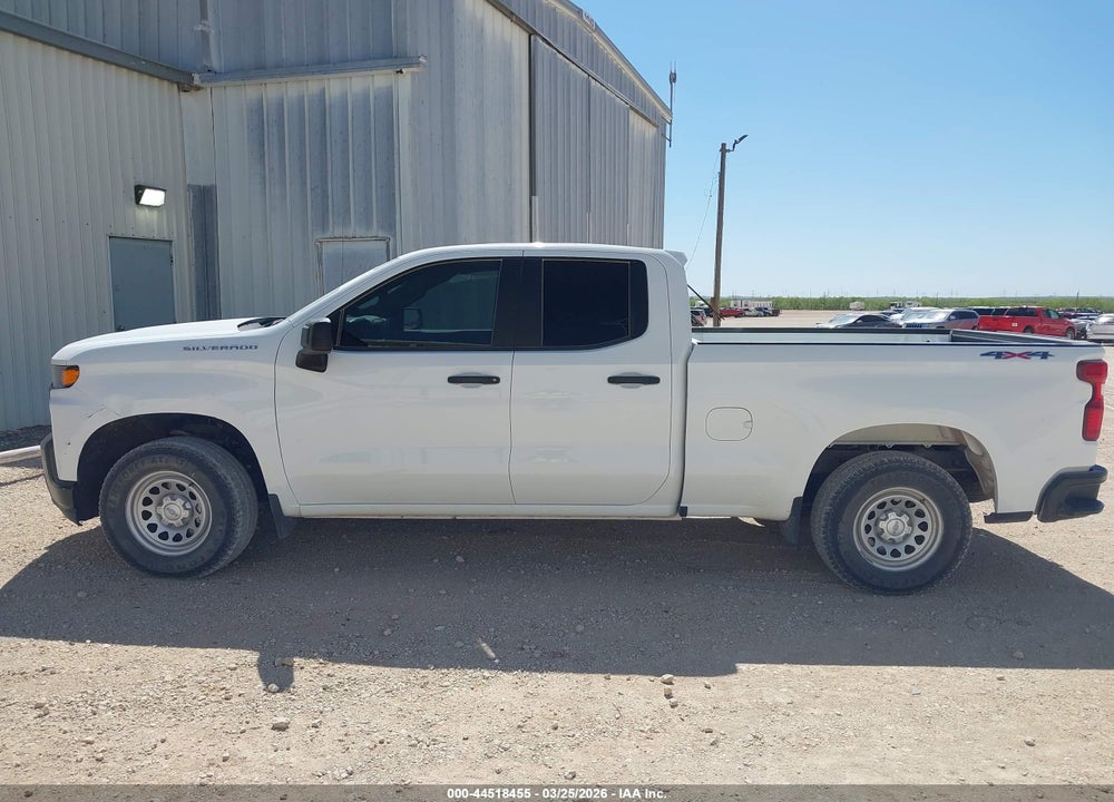 2021 CHEVROLET SILVERADO 1500 4WD  STANDARD BED WT VIN: 1GCRYAEFXMZ218676