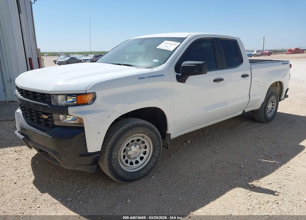 2021 CHEVROLET SILVERADO 1500 4WD  STANDARD BED WT VIN: 1GCRYAEFXMZ218676