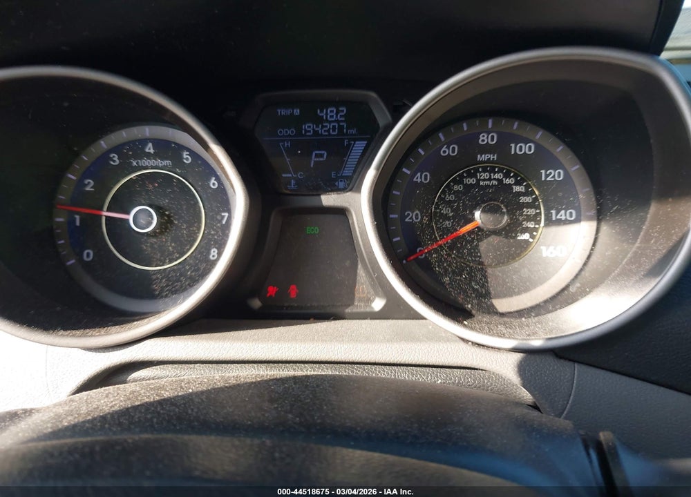 2013 HYUNDAI ELANTRA GLS/LIMITED VIN: KMHDH4AE7DU579980