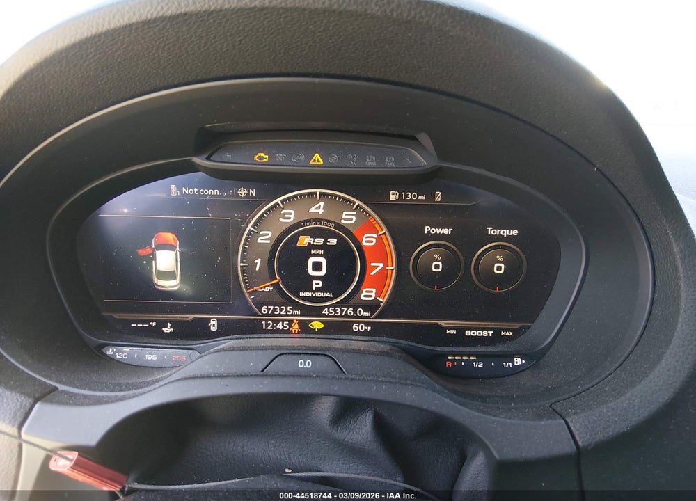2018 AUDI RS 3 2.5T VIN: WUABWGFF8J1900171