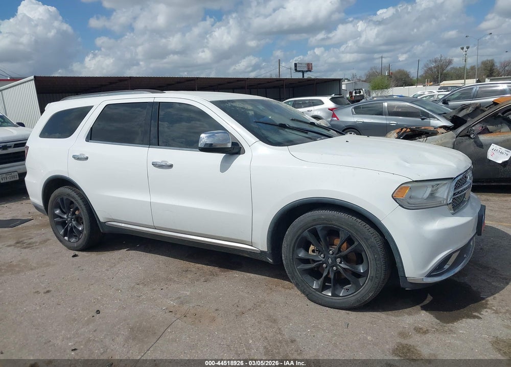 2014 DODGE DURANGO SXT VIN: 1C4RDHAGXEC596228