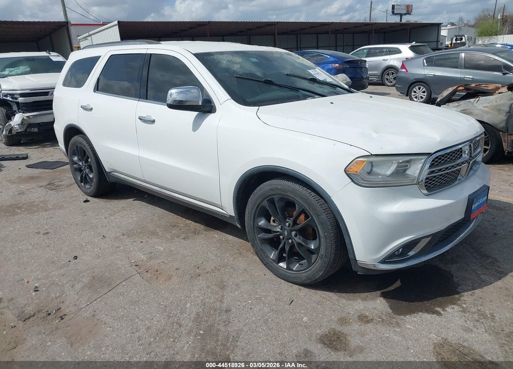 2014 DODGE DURANGO SXT VIN: 1C4RDHAGXEC596228