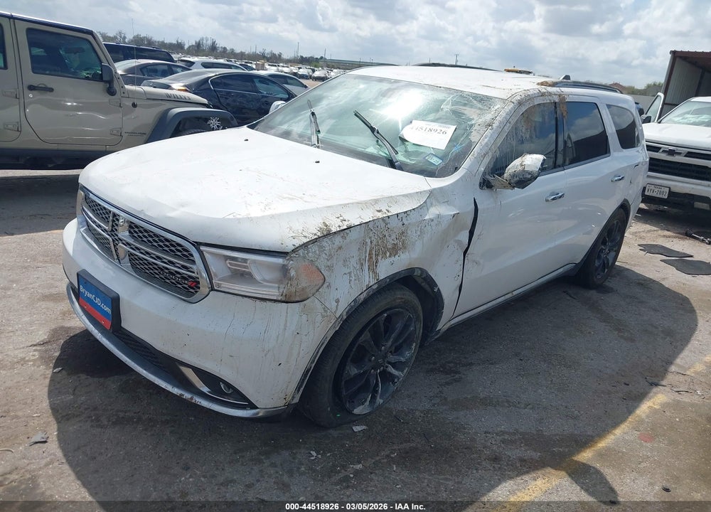 2014 DODGE DURANGO SXT VIN: 1C4RDHAGXEC596228