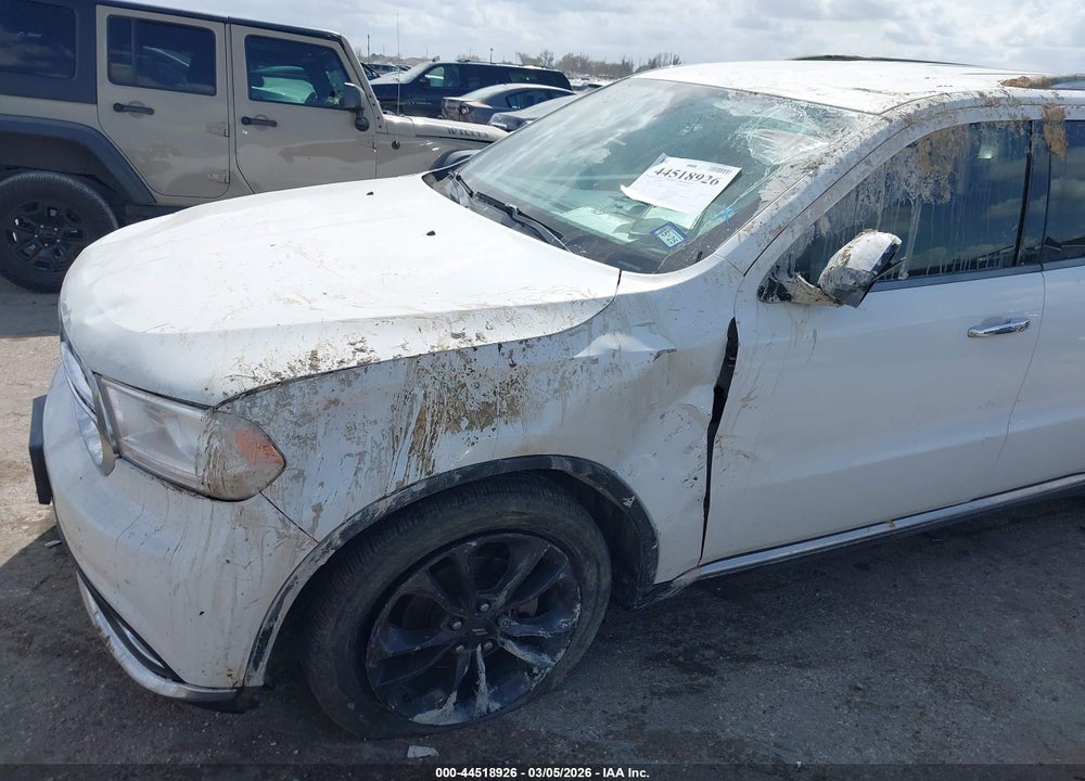 2014 DODGE DURANGO SXT VIN: 1C4RDHAGXEC596228