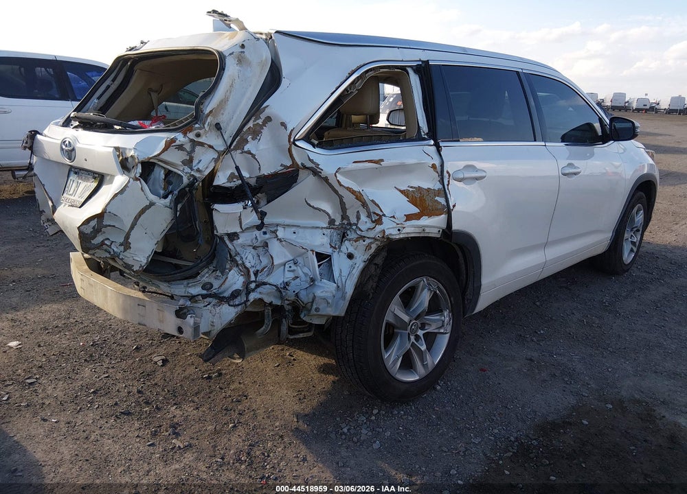 2017 TOYOTA HIGHLANDER LIMITED VIN: 5TDYZRFH3HS232269