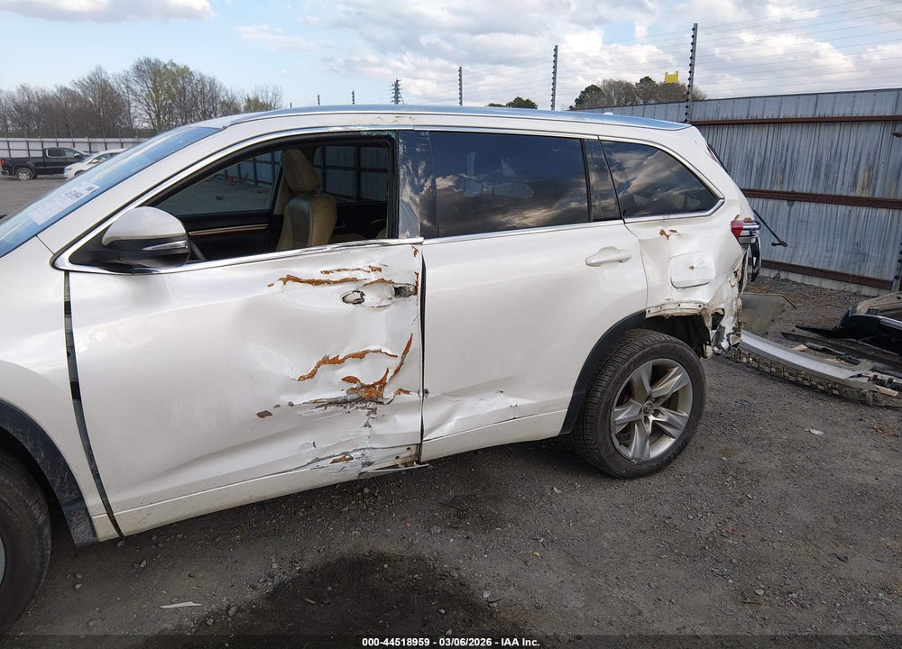 2017 TOYOTA HIGHLANDER LIMITED VIN: 5TDYZRFH3HS232269