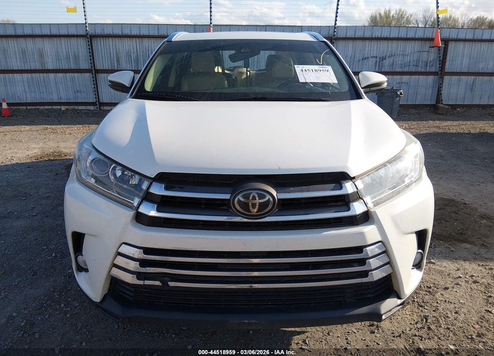 2017 TOYOTA HIGHLANDER LIMITED VIN: 5TDYZRFH3HS232269