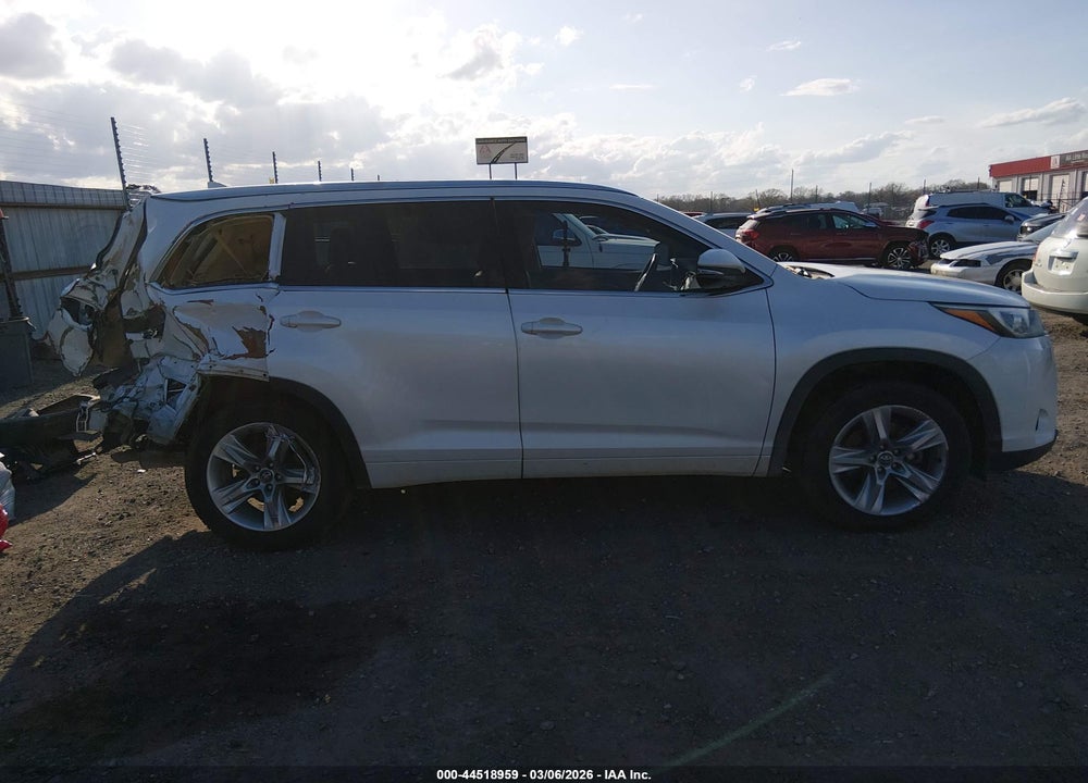 2017 TOYOTA HIGHLANDER LIMITED VIN: 5TDYZRFH3HS232269