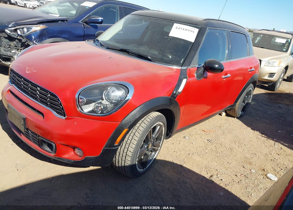 2013 MINI COUNTRYMAN COOPER S VIN: WMWZC3C57DWP22847