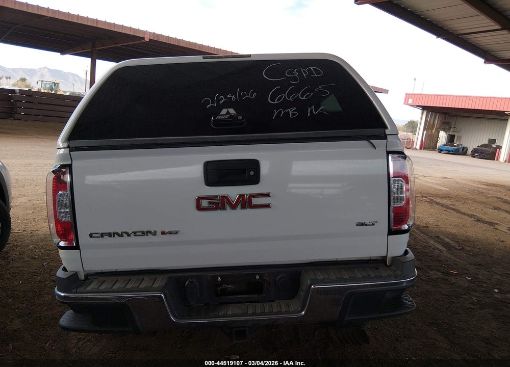 2017 GMC CANYON SLT VIN: 1GTG6DENXH1176665