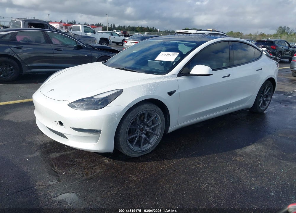 2021 TESLA MODEL 3 LONG RANGE DUAL MOTOR ALL-WHEEL DRIVE VIN: 5YJ3E1EB3MF915494
