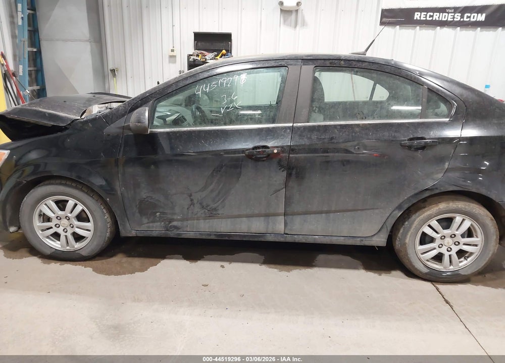 2012 CHEVROLET SONIC 2LT VIN: 1G1JC5SH8C4103202