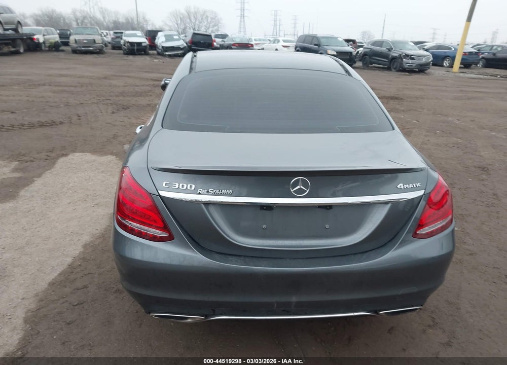 2018 MERCEDES-BENZ C 300 4MATIC VIN: 55SWF4KB6JU257180