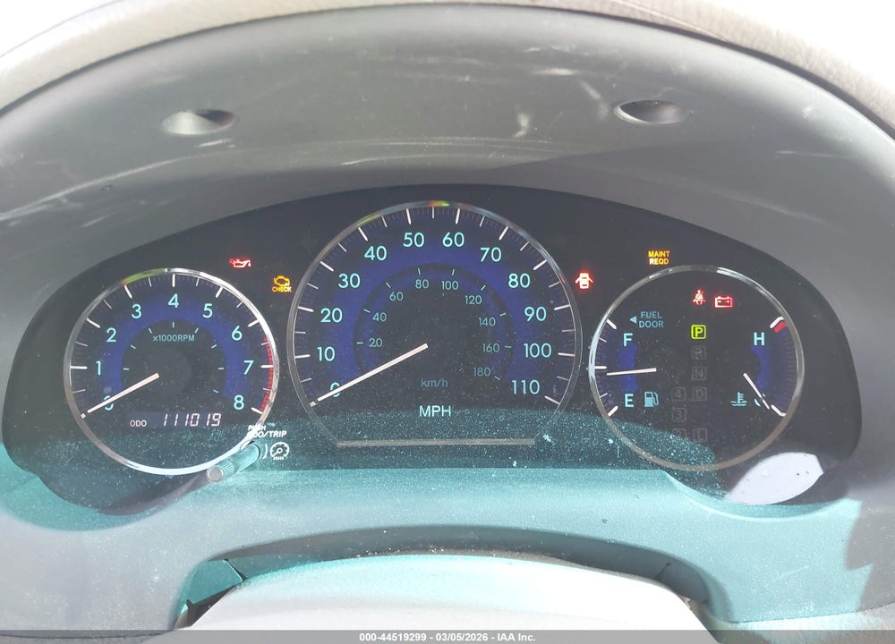 2010 TOYOTA SIENNA LE VIN: 5TDKK4CC9AS305253