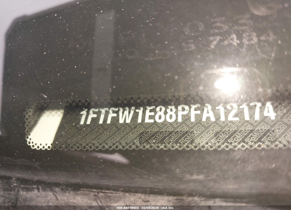 2023 FORD F-150 PLATINUM VIN: 1FTFW1E88PFA12174