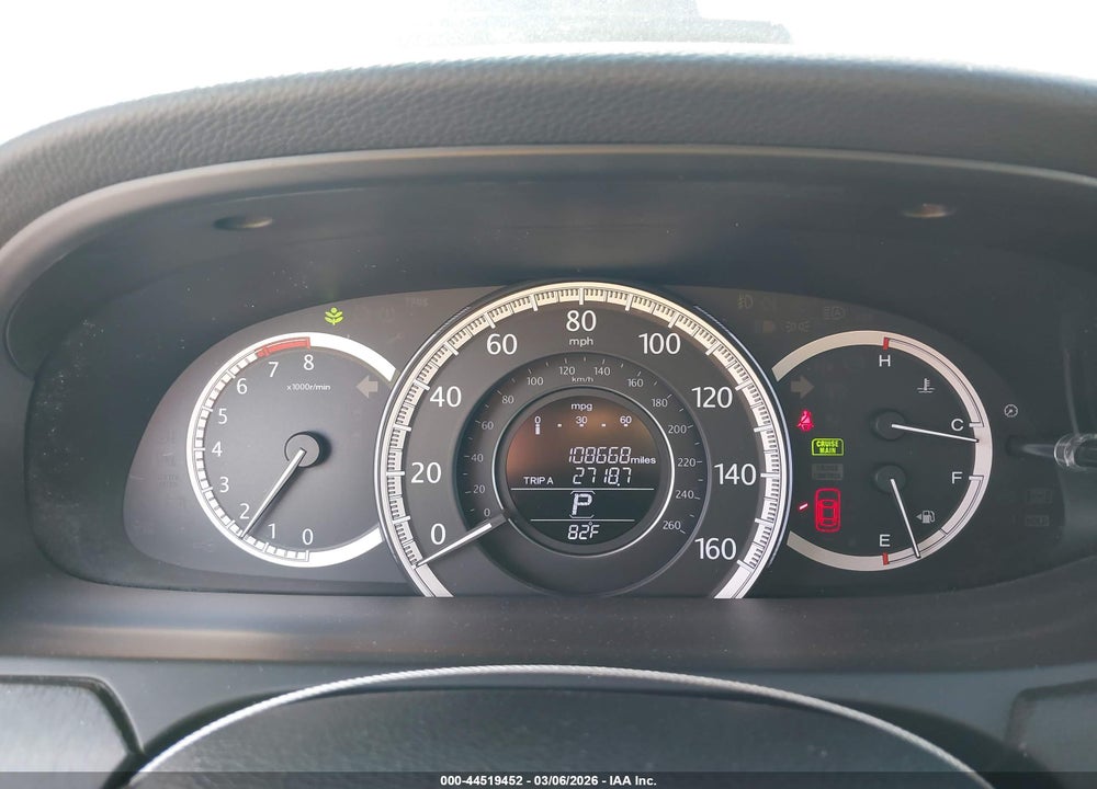 2015 HONDA ACCORD EX-L VIN: 1HGCR2F8XFA041994