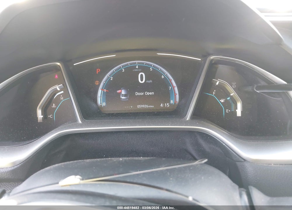2020 HONDA CIVIC EX VIN: 19XFC1F38LE207840