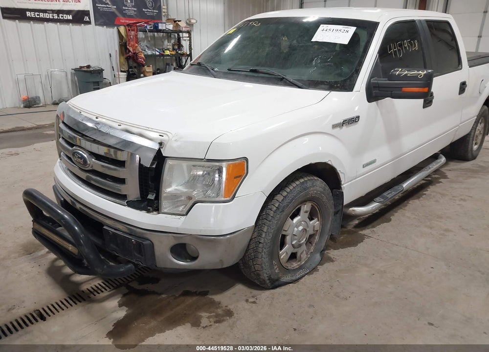 2012 FORD F-150 XLT VIN: 1FTFW1ET3CKD32671