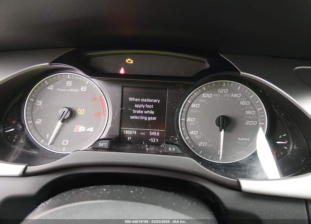 2012 AUDI S4 PRESTIG VIN: WAUKGAFL2CA052253