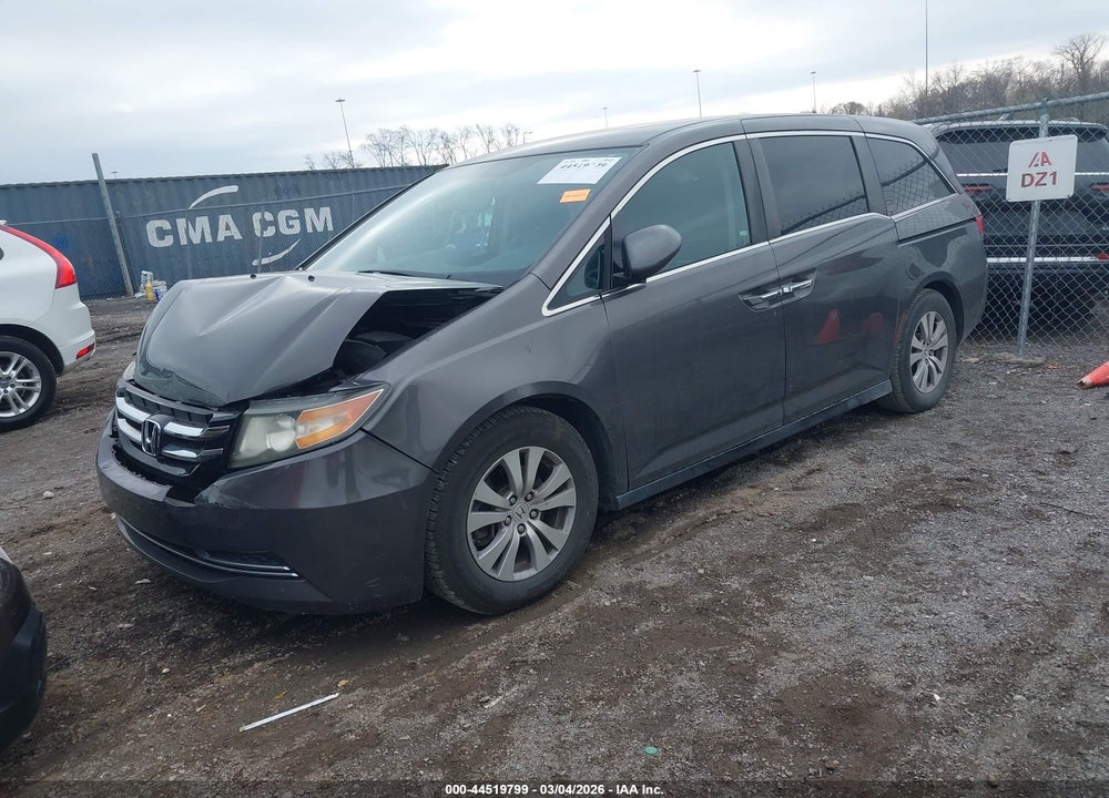 2016 HONDA ODYSSEY SE VIN: 5FNRL5H32GB083520