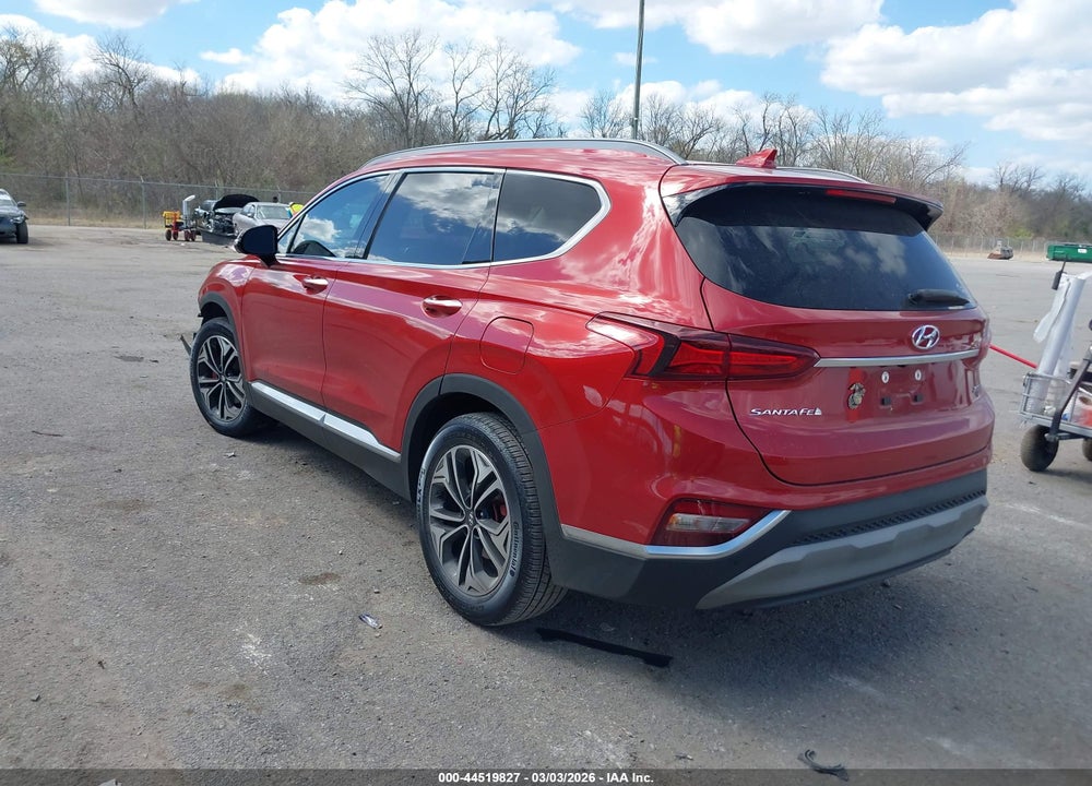 2019 HYUNDAI SANTA FE ULTIMATE 2.0T VIN: 5NMS53AA4KH030088