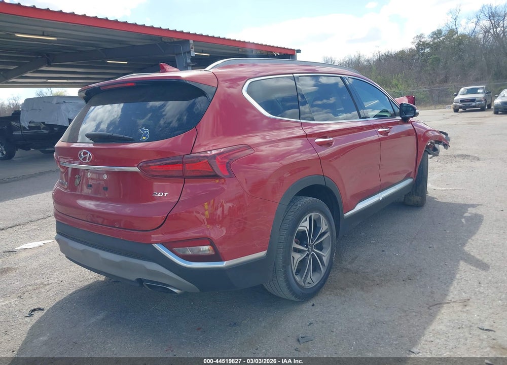 2019 HYUNDAI SANTA FE ULTIMATE 2.0T VIN: 5NMS53AA4KH030088