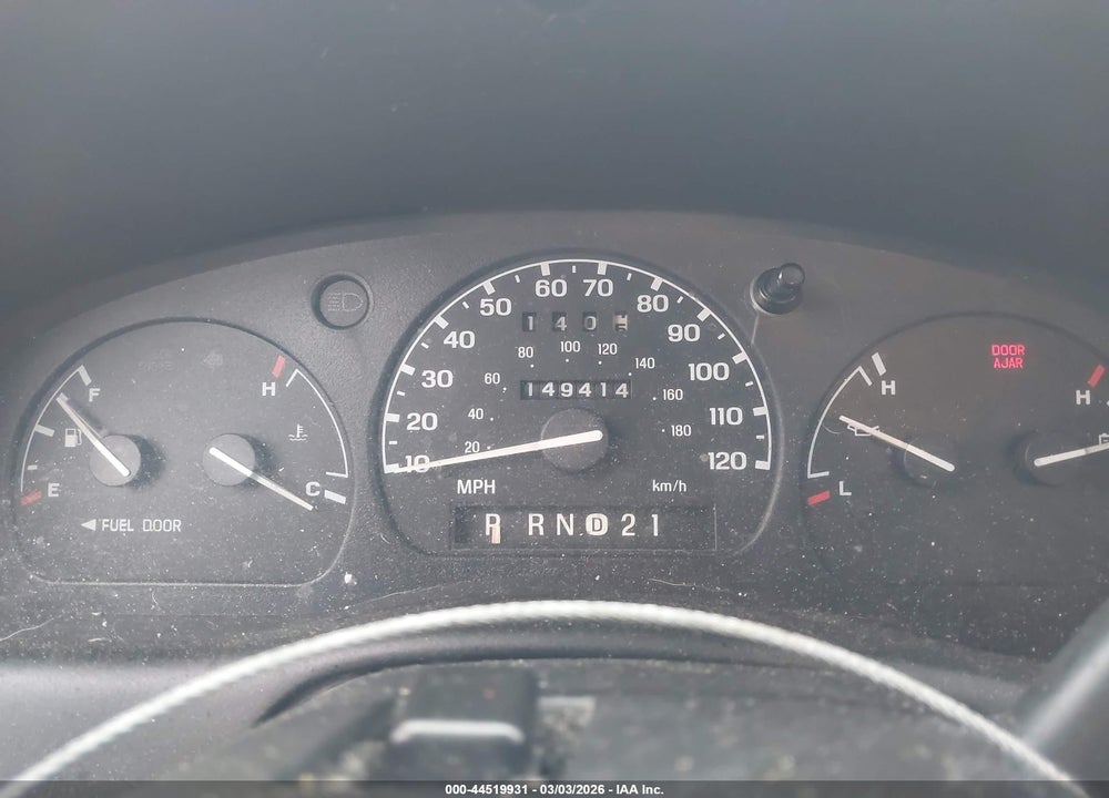 2000 FORD RANGER XL/XLT VIN: 1FTYR10V4YTA74302