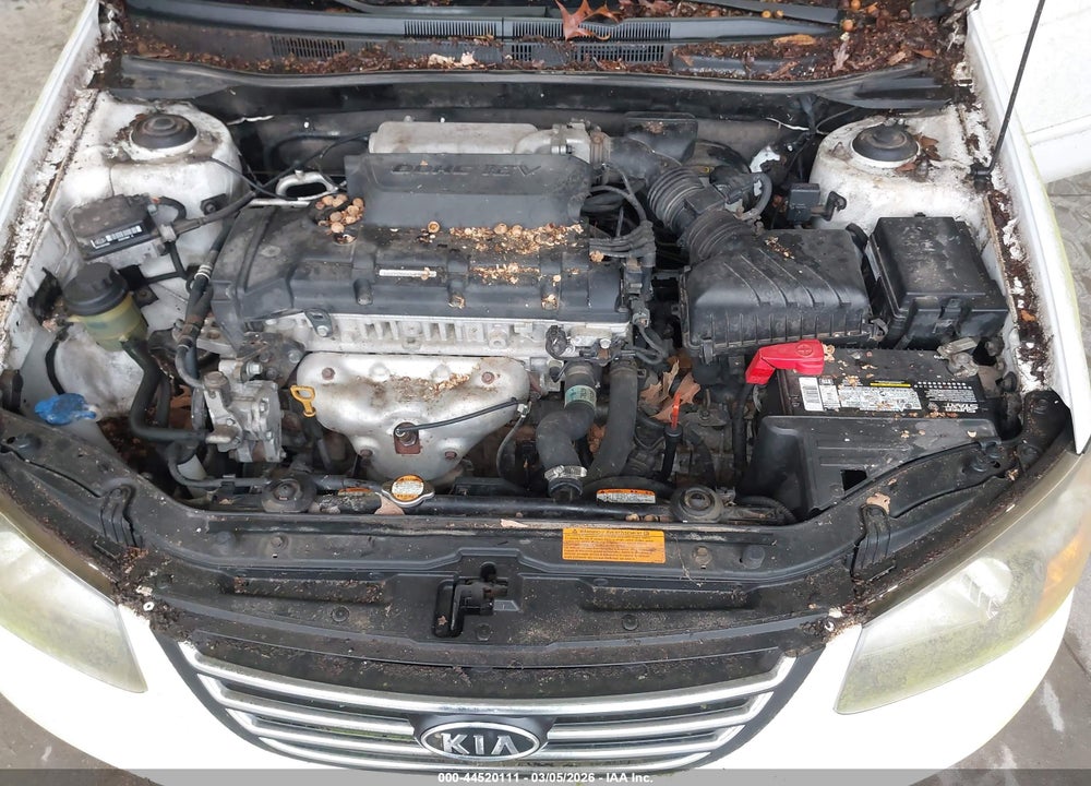 2009 KIA SPECTRA EX VIN: KNAFE221895597229