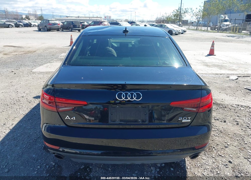 2017 AUDI A4 2.0T ULTRA PREMIUM VIN: WAUGMAF42HN044578