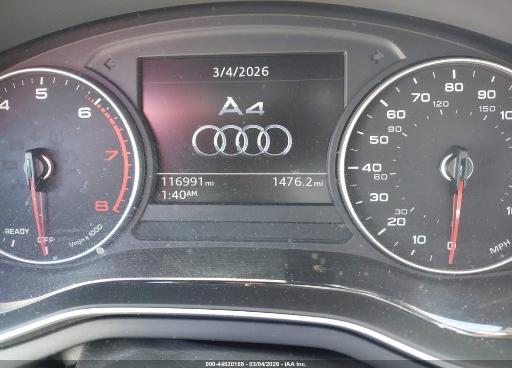 2017 AUDI A4 2.0T ULTRA PREMIUM VIN: WAUGMAF42HN044578