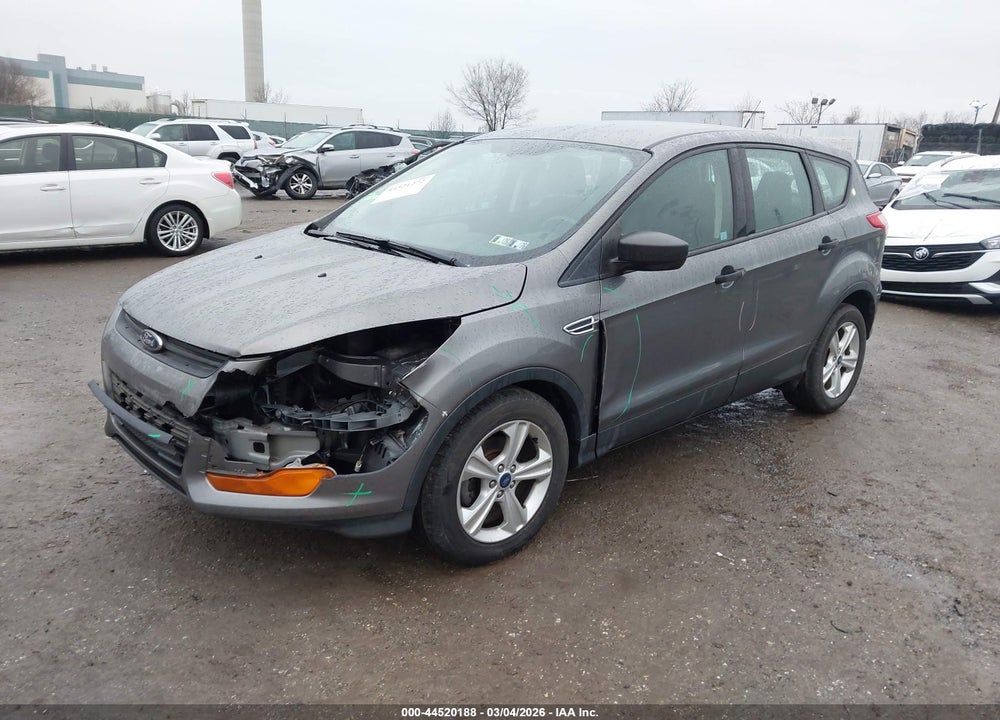 2014 FORD ESCAPE S VIN: 1FMCU0F7XEUE34766