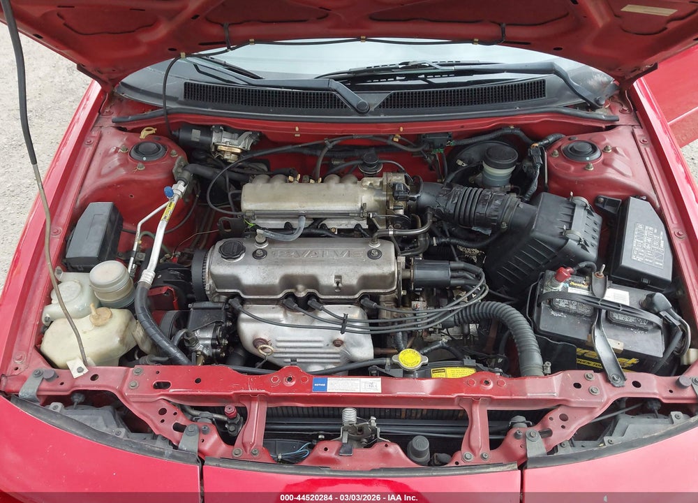 1991 GEO STORM 2+2 VIN: J81RF2362M7566400