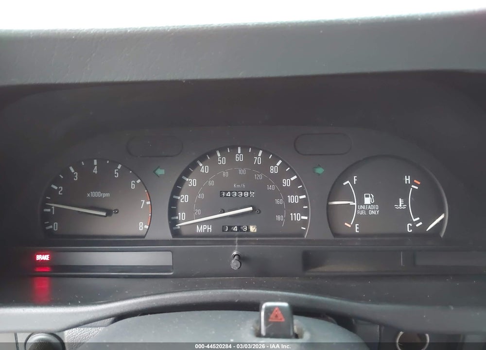 1991 GEO STORM 2+2 VIN: J81RF2362M7566400