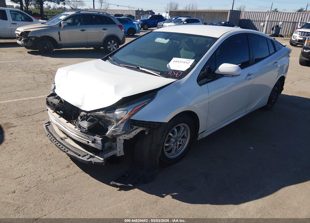 2016 TOYOTA PRIUS THREE VIN: JTDKARFU8G3002107