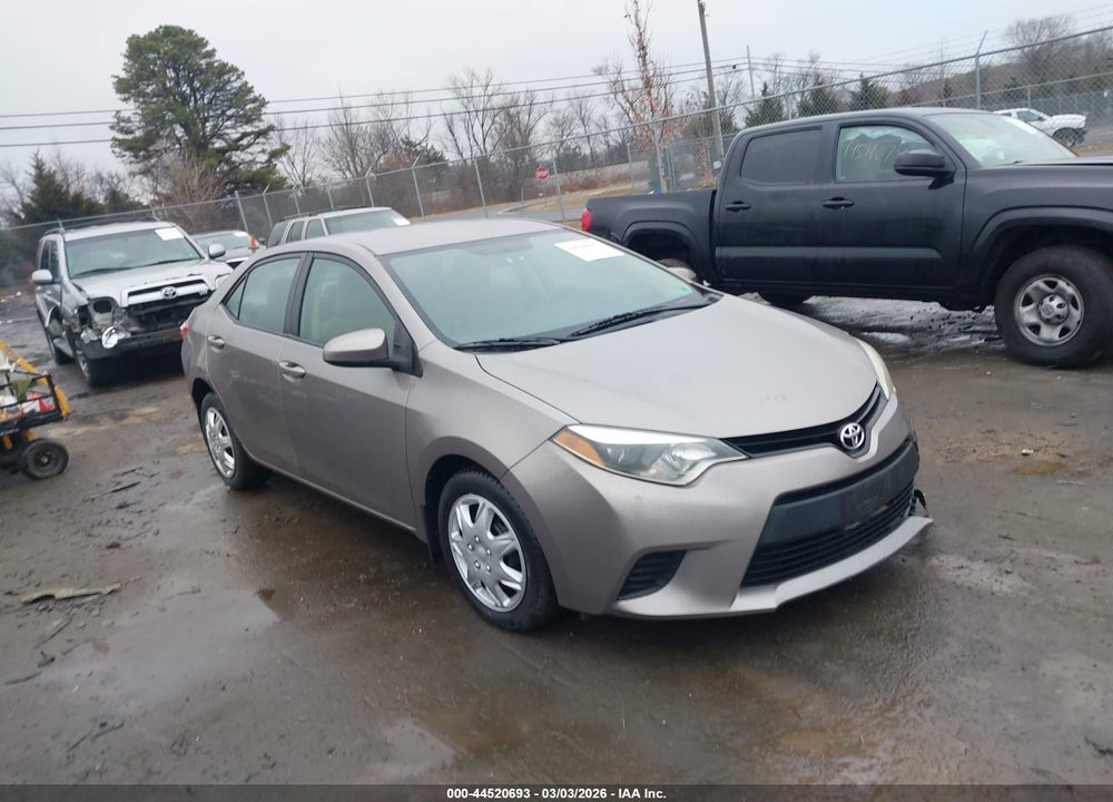 2014 TOYOTA COROLLA LE VIN: 2T1BURHE2EC048033