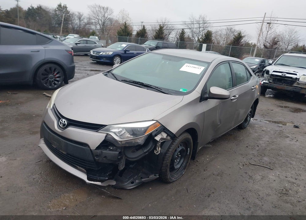 2014 TOYOTA COROLLA LE VIN: 2T1BURHE2EC048033