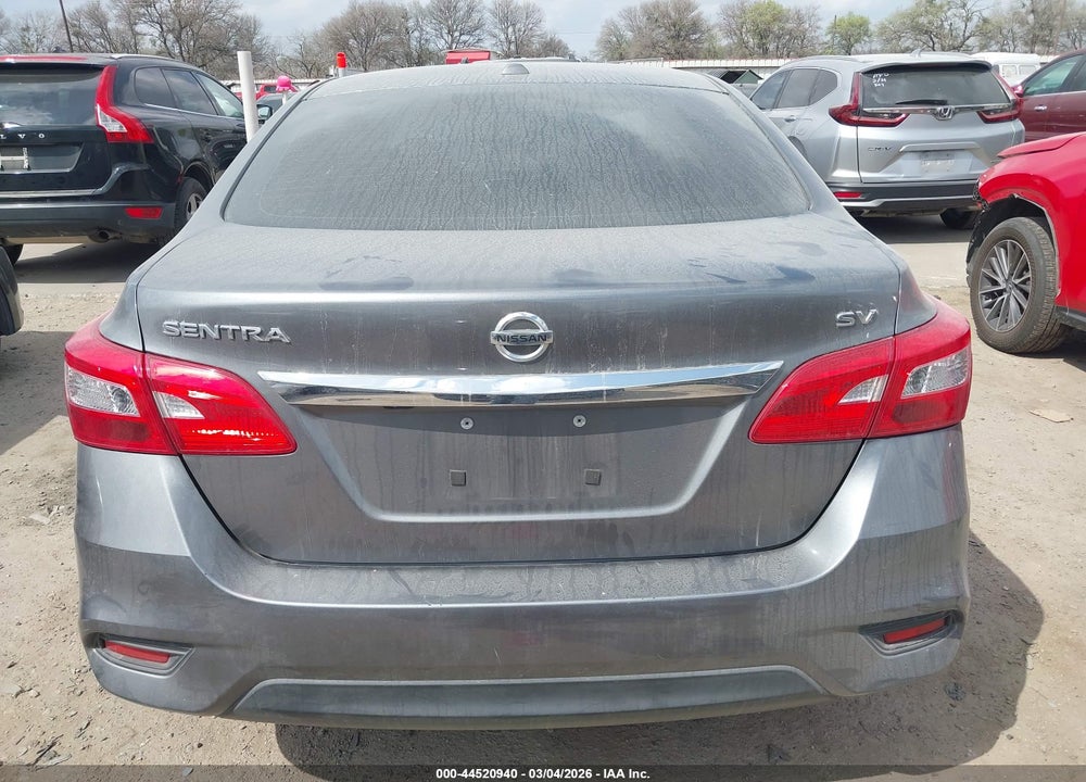 2018 NISSAN SENTRA SV VIN: 3N1AB7AP5JY283749