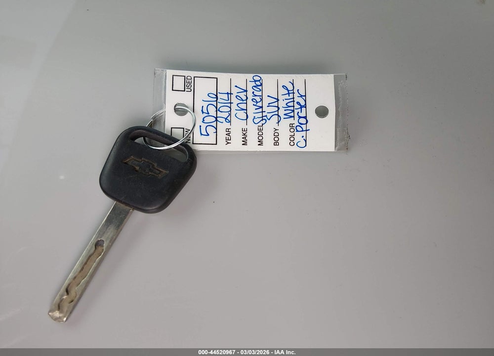 2014 CHEVROLET SILVERADO 1500 2LZ VIN: 3GCUKSEC0EG460563