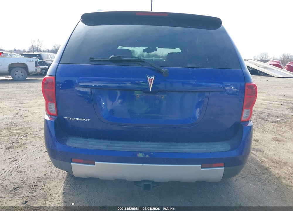 2007 PONTIAC TORRENT VIN: 2CKDL63F576243714