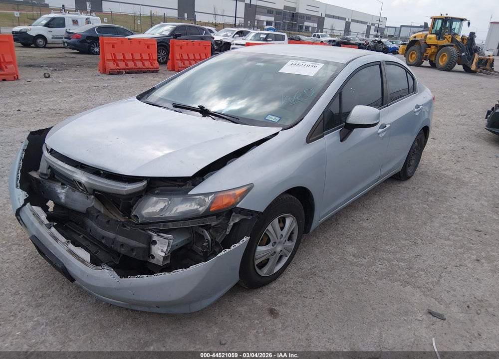 2012 HONDA CIVIC LX VIN: 2HGFB2F57CH513511