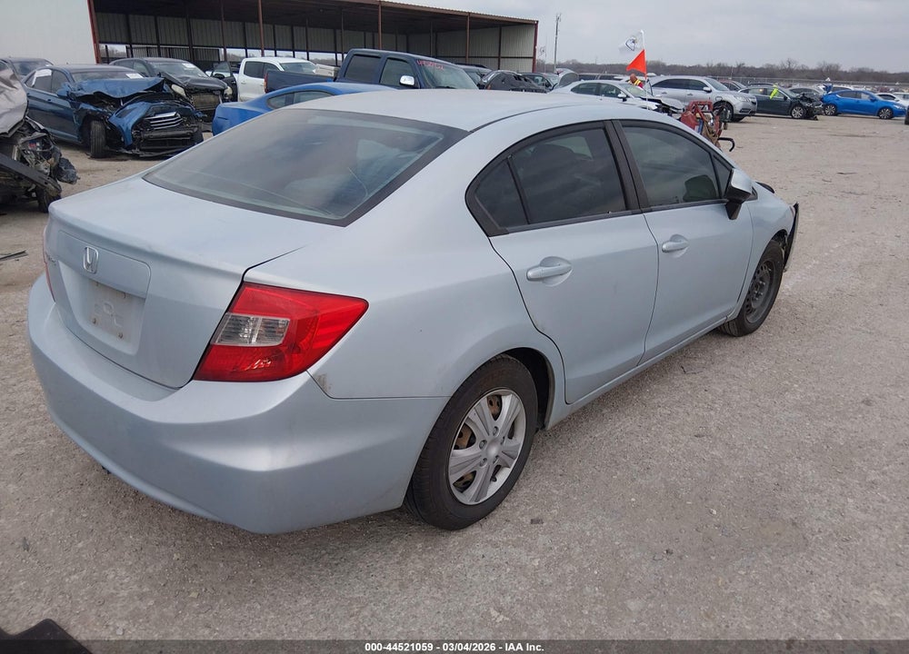 2012 HONDA CIVIC LX VIN: 2HGFB2F57CH513511