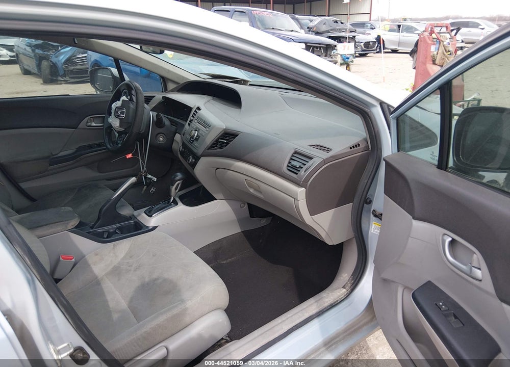 2012 HONDA CIVIC LX VIN: 2HGFB2F57CH513511