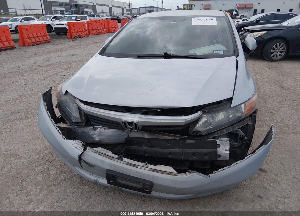 2012 HONDA CIVIC LX VIN: 2HGFB2F57CH513511
