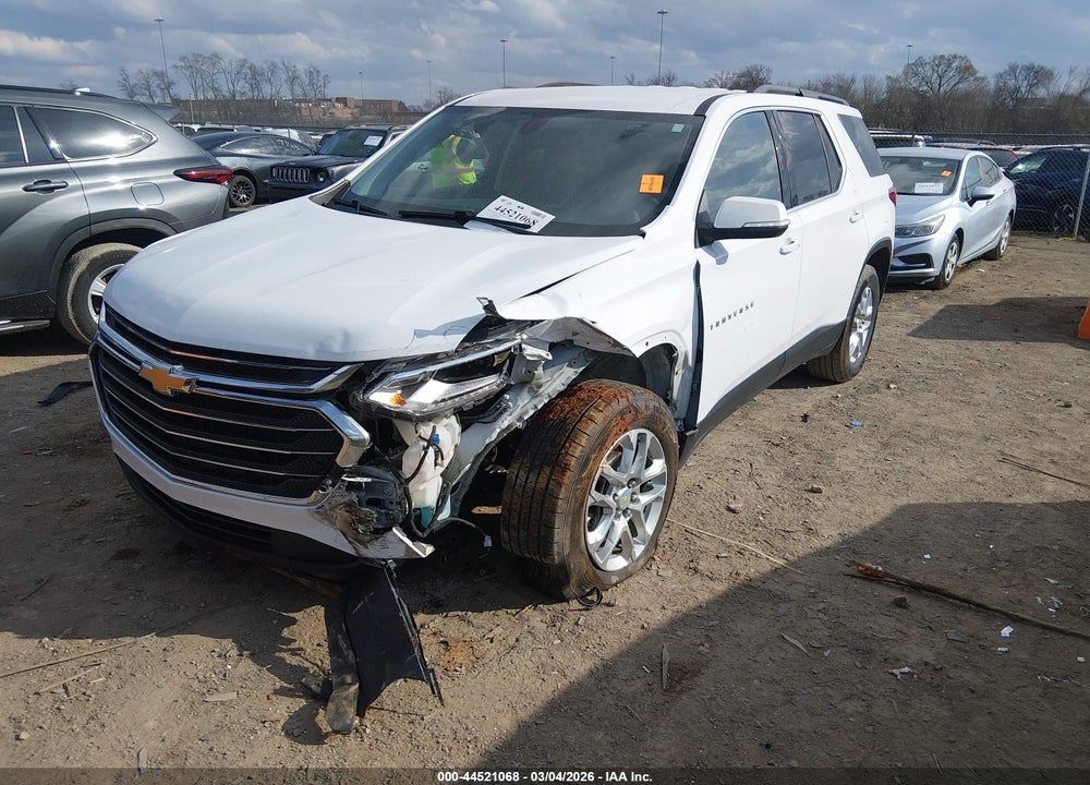 2021 CHEVROLET TRAVERSE FWD LT CLOTH VIN: 1GNERGKW8MJ263401