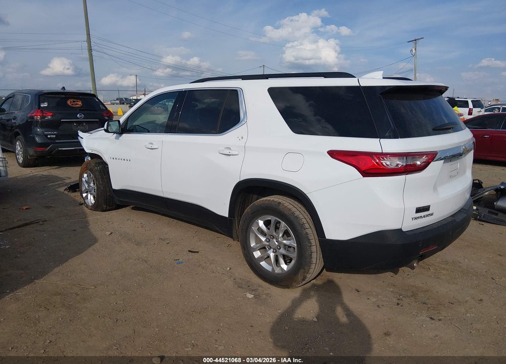 2021 CHEVROLET TRAVERSE FWD LT CLOTH VIN: 1GNERGKW8MJ263401