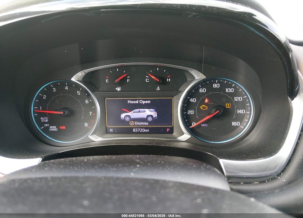 2021 CHEVROLET TRAVERSE FWD LT CLOTH VIN: 1GNERGKW8MJ263401