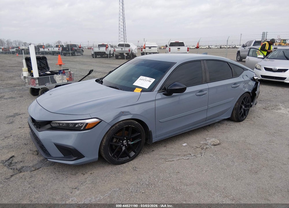 2022 HONDA CIVIC SPORT VIN: 19XFL2H8XNE008404