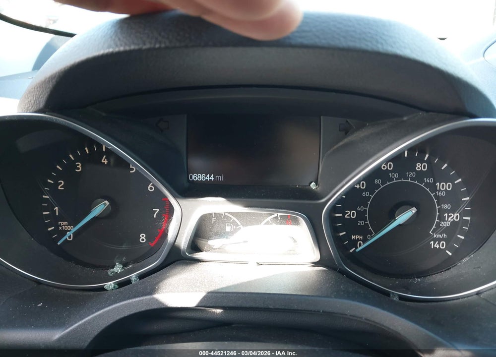 2017 FORD ESCAPE S VIN: 1FMCU0F7XHUC07484